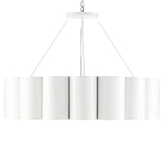 Люстра круглая фактурная в сочетании белого и золотого цвета Wide Stripes of Ribbon варинант исполнения - 2 | Loft Concept в Ижевске