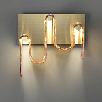 Бра волнистой формы из фактурного стекла Big Wave варинант исполнения - 7 | Loft Concept в Ижевске