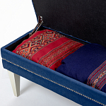 Мягкая банкетка с зоной для хранения Casket Blue варинант исполнения - 4 | Loft Concept в Ижевске