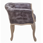 Кресло низкое в стиле прованс Louis French Armchair brown варинант исполнения - 2 | Loft Concept в Ижевске