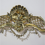 Зеркало настенное в бронзовой раме Grace Gold Mirrors  варинант исполнения - 3 | Loft Concept в Ижевске