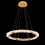 Люстра в форме кольца с золотым декором Warm Heavenly Light варинант исполнения - 5 | Loft Concept в Ижевске