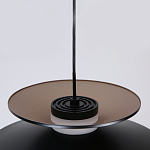 Подвесной светильник черного цвета из металла Obsidian Touch варинант исполнения - 3 | Loft Concept в Ижевске