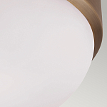 Потолочный светильник круглой формы с белым выпуклым матовым плафоном Feiss варинант исполнения - 4 | Loft Concept в Ижевске