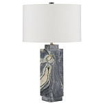 Настольная лампа с корпусом из серого мрамора Breathtaking View варинант исполнения - 4 | Loft Concept в Ижевске