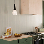 Подвесной светильник каплевидной формы с комбинированным плафоном из стали и белого матового стекла Kichler варинант исполнения - 7 | Loft Concept в Ижевске