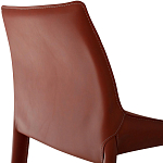 Стул коричневый из искуственной кожи на 4-х ножках Enigma Brown варинант исполнения - 2 | Loft Concept в Ижевске