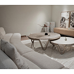 Стол журнальный круглый с узором Table Hypontic Pattern варинант исполнения - 7 | Loft Concept в Ижевске