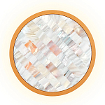 Бра в форме диска с перламутровыми прямоугольниками из морской ракушки Touch of Marine Charm варинант исполнения - 1 | Loft Concept в Ижевске