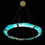 Люстра в форме кольца с цветочным декором Warm Heavenly Light варинант исполнения - 6 | Loft Concept в Ижевске