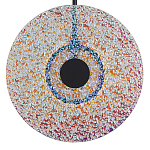 Подвесной светильник из фактурного двойного стекла Heterochromia варинант исполнения - 3 | Loft Concept в Ижевске