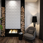 Гипсовая 3D Панель M-38 варинант исполнения - 1 | Loft Concept в Ижевске