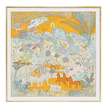 Картина Hermes Le Carnaval des Animaux Orange варинант исполнения - 1 | Loft Concept в Ижевске