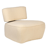 Кресло бежевое без подлокотников с обивкой из ткани букле Space of Freedom варинант исполнения - 1 | Loft Concept в Ижевске
