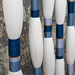 Настенное украшение из нитей Корона с кисточками Crown Wall Hanging варинант исполнения - 2 | Loft Concept в Ижевске