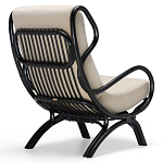 Дизайнерское кресло из ротанга Gio Ponti CONTINUUM D.163.7 BY BONACINA 1889 Armchair варинант исполнения - 8 | Loft Concept в Ижевске