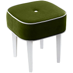 Квадратный мягкий пуф на белых ножках Winton Pouf Square варинант исполнения - 1 | Loft Concept в Ижевске