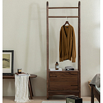 Вешалка деревянная с 2- мя ящиками Moon Walnut Furniture варинант исполнения - 1 | Loft Concept в Ижевске