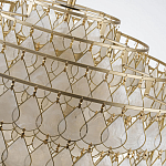 Люстра многоярусная с декором из натуральной морской ракушки Iridescent Light варинант исполнения - 7 | Loft Concept в Ижевске