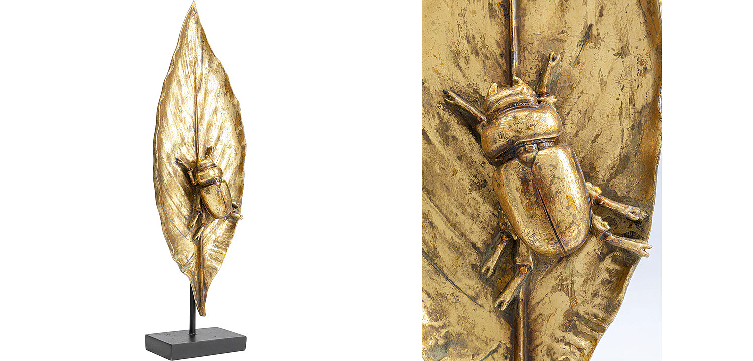 Статуэтка Golden Beetle on a leaf - Loft-Concept в Ижевске