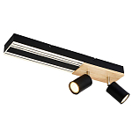 Потолочный светильник черный GAVIN WOOD варинант исполнения - 1 | Loft Concept в Ижевске