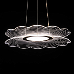 Люстра с прозрачным волнистым плафоном в форме цветка Ethereal Bloom варинант исполнения - 6 | Loft Concept в Ижевске