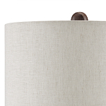 Настольная лампа из мрамора с тканевым абажуром Seductress варинант исполнения - 2 | Loft Concept в Ижевске