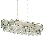 Люстра овальной формы с каскадом из декоративных элементов Harmony of Light варинант исполнения - 2 | Loft Concept в Ижевске