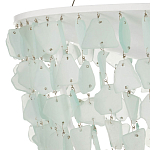 Люстра круглая с каскадом из декоративных элементов Sea Glass варинант исполнения - 2 | Loft Concept в Ижевске