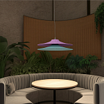 Подвесной вязаный светильник в двухцветном исполнении «Двойной Токио»  варинант исполнения - 2 | Loft Concept в Ижевске