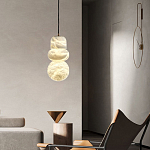 Подвесной светильник с фигурными плафонами Stone Triad варинант исполнения - 4 | Loft Concept в Ижевске