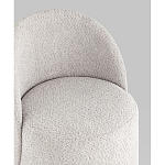 Пуф Loreen со спинкой вращающийся букле светло-серый варинант исполнения - 2 | Loft Concept в Ижевске