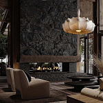 Подвесной светильник с белым фигурным абажуром и мягкими волнистыми краями Cloud Motion  варинант исполнения - 21 | Loft Concept в Ижевске