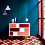 Дизайнерский широкий комод с ящиками Gio Ponti D.655.1 D.655.2 Chest of Drawers варинант исполнения - 2 | Loft Concept в Ижевске