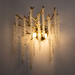 Бра золотого цвета с ветвями и хрустальными подвесками FAIRYTREE Light варинант исполнения - 2 | Loft Concept в Ижевске