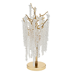 Лампа настольная со стеклянными подвесами цвет золото Light FAIRYTREE варинант исполнения - 1 | Loft Concept в Ижевске