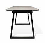 Стол обеденный раздвижной с прямоугольной бежевой столешницей Magali варинант исполнения - 4 | Loft Concept в Ижевске