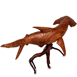 Статуэтка акула-молот деревянная Hammer варинант исполнения - 2 | Loft Concept в Ижевске