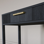 Элегантная Консоль Primo с выдвижным ящиком Черный дуб варинант исполнения - 4 | Loft Concept в Ижевске