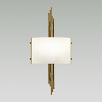 Бра с изогнутым плафоном на бронзовом основании с вертикальным декором из металлических трубок Sohne варинант исполнения - 6 | Loft Concept в Ижевске