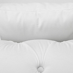 Кресло низкое с мягкой обивкой из велюра на 4-х ножках из массива березы Sophie Armchair white варинант исполнения - 4 | Loft Concept в Ижевске