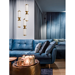 Подвесной светильник с двумя белыми рифлеными цилиндрическими плафонами Golden Swirl варинант исполнения - 8 | Loft Concept в Ижевске