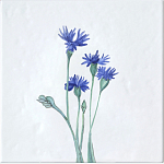 Плитка с узором Васильки варинант исполнения - 2 | Loft Concept в Ижевске