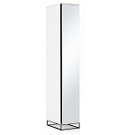 Шкаф-пенал белый с зеркальной дверцей Strict Lines варинант исполнения - 2 | Loft Concept в Ижевске