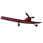 Полка книжная красная в виде самолёта в стиле лофт FLY варинант исполнения - 1 | Loft Concept в Ижевске