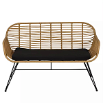 Кушетка плетеная из ротанга Wicker Сouch варинант исполнения - 1 | Loft Concept в Ижевске