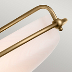 Потолочный светильник со стеклянным плафоном на изогнутых кронштейнах Quoizel  варинант исполнения - 14 | Loft Concept в Ижевске