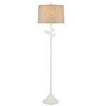 Торшер с белым каркасом и тканевыми абажуром Natural Stems варинант исполнения - 2 | Loft Concept в Ижевске