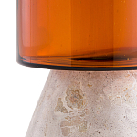 Высокая чаша из янтарного стекла Amber Marble Vase варинант исполнения - 2 | Loft Concept в Ижевске