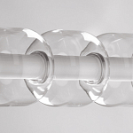 Люстра линейная с 6-ю прозрачными стеклянными плафонами округлой формы HANDLE GRAPE варинант исполнения - 9 | Loft Concept в Ижевске